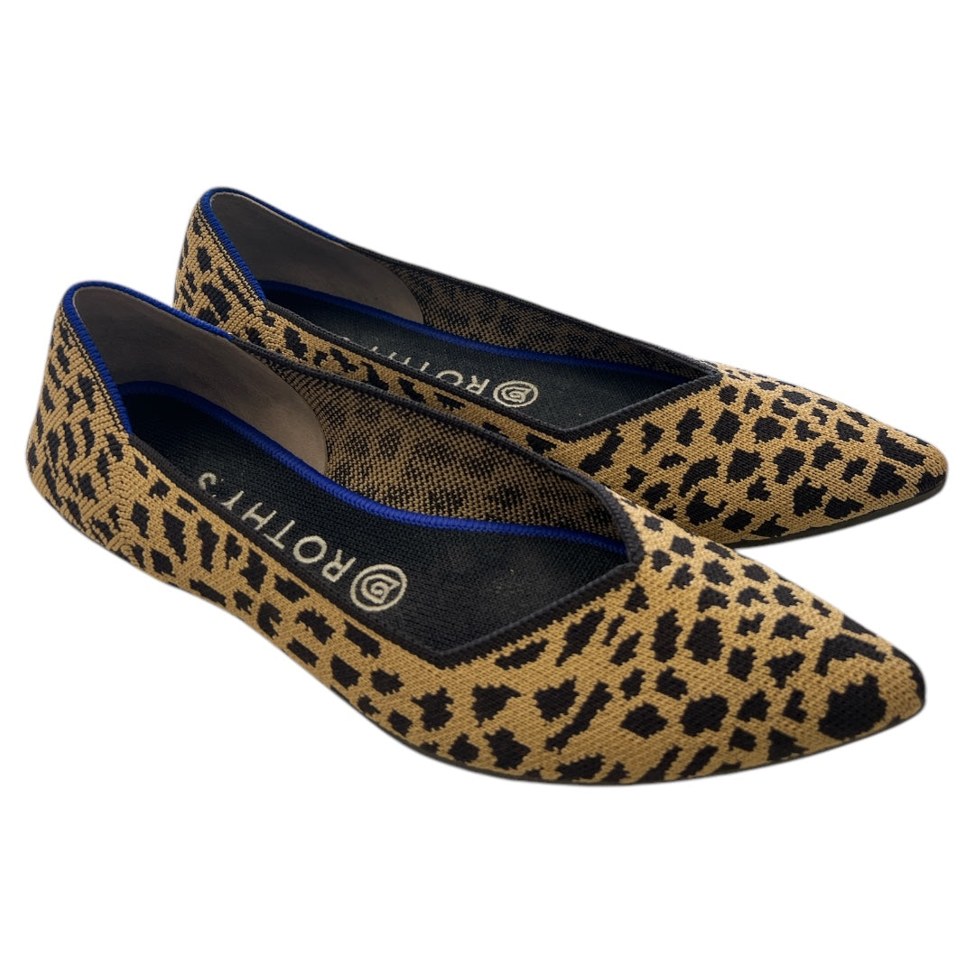 Shoes Flats By Rothys In Animal Print, Size: 8.5