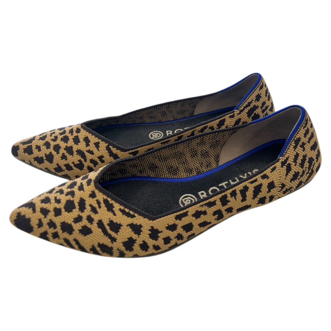 Shoes Flats By Rothys In Animal Print, Size: 8.5