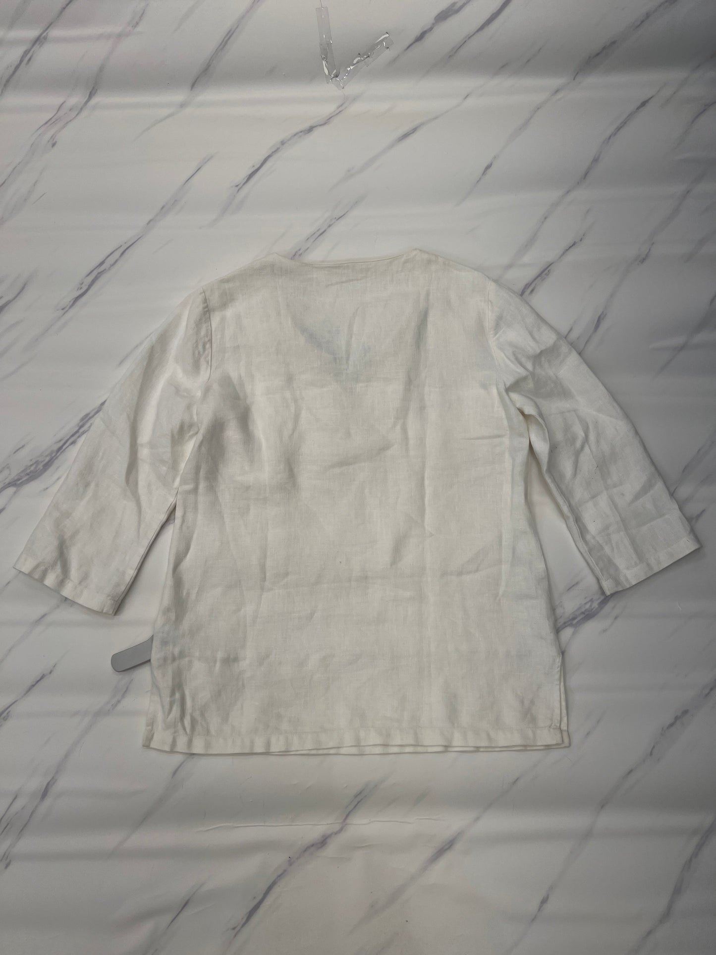 Top Long Sleeve By Michael By Michael Kors In White, Size: M