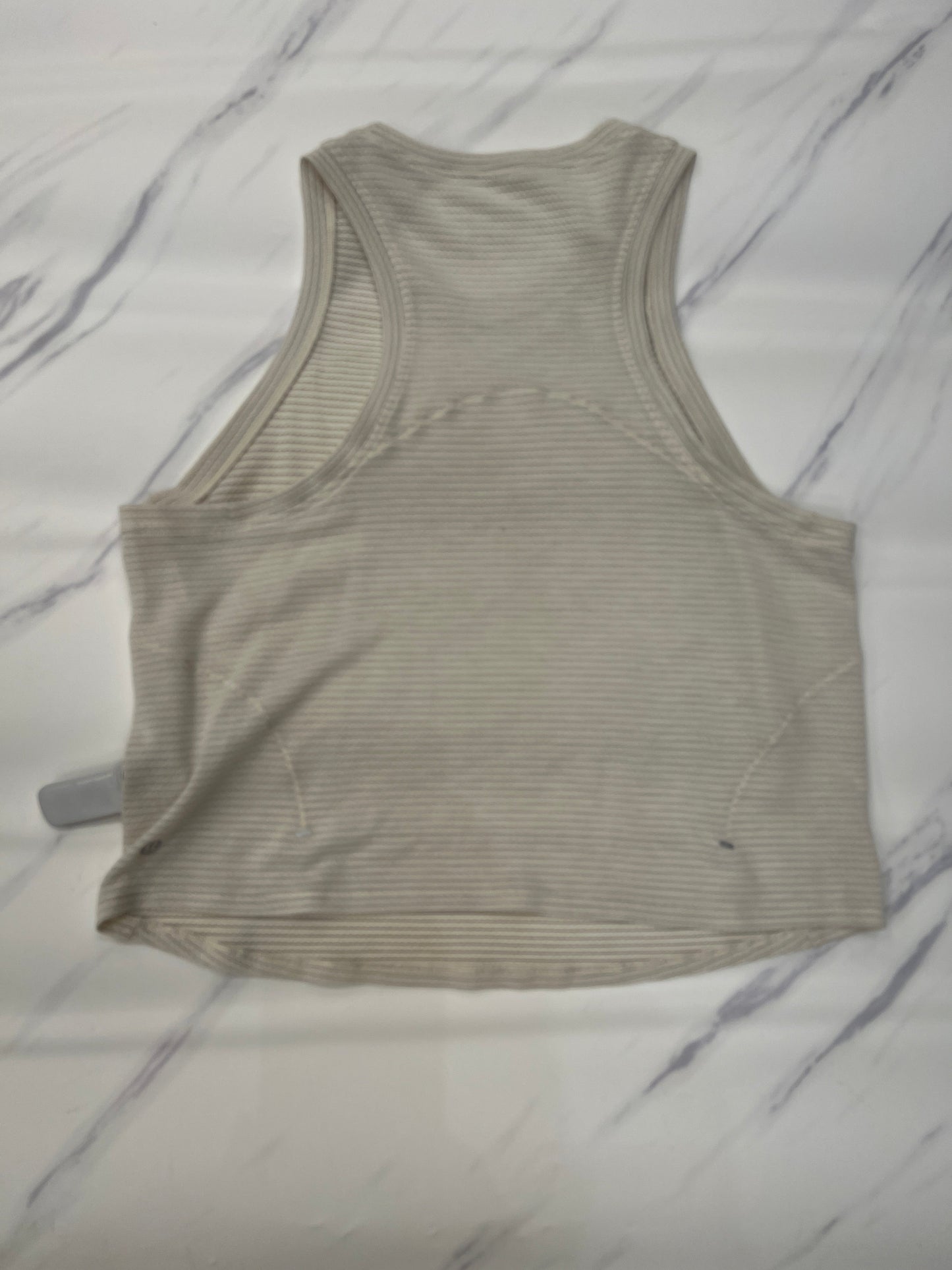 Athletic Tank Top By Lululemon In Cream, Size: 6