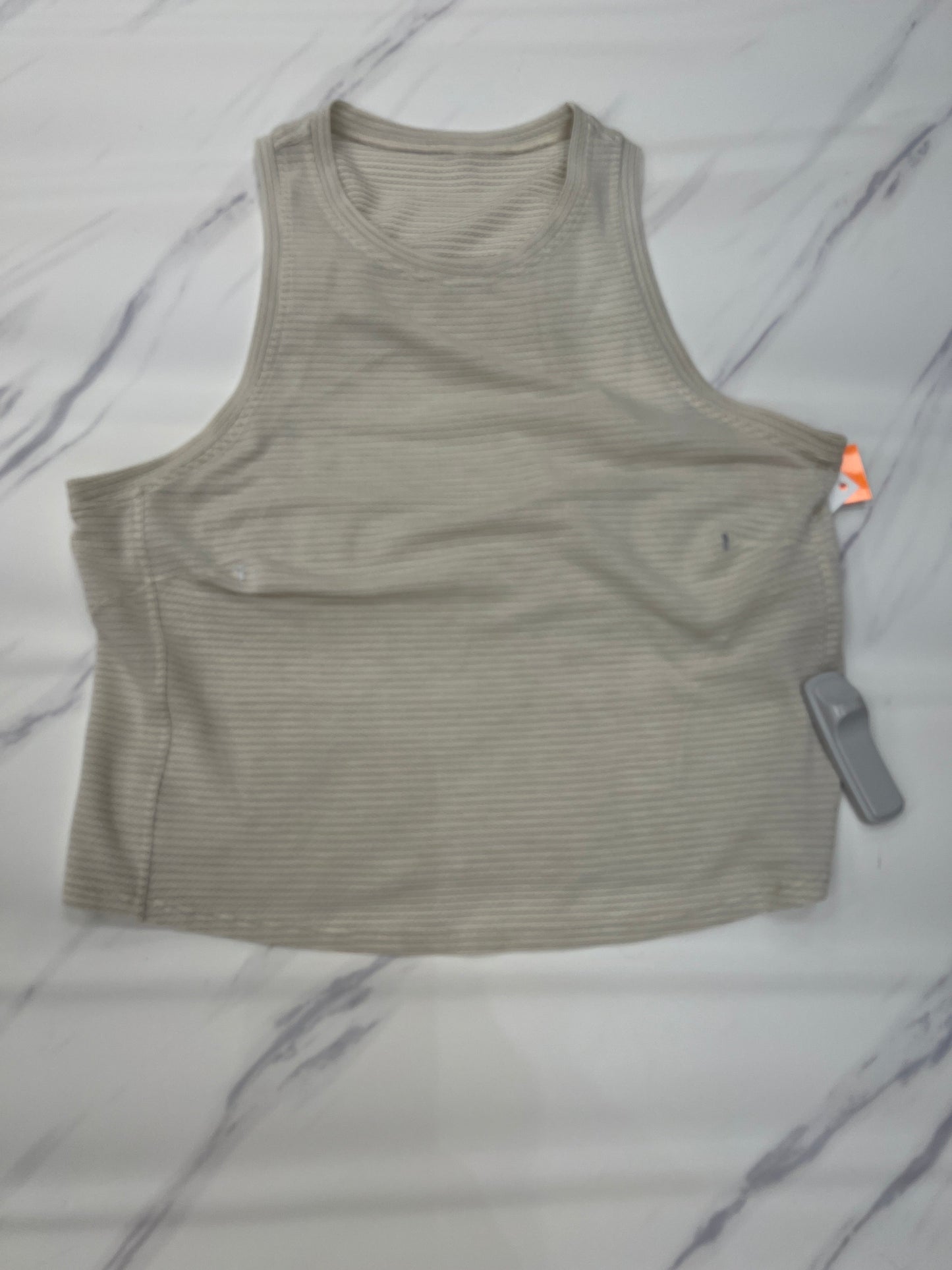 Athletic Tank Top By Lululemon In Cream, Size: 6