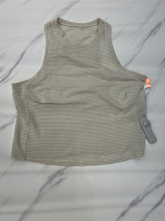 Athletic Tank Top By Lululemon In Cream, Size: 6