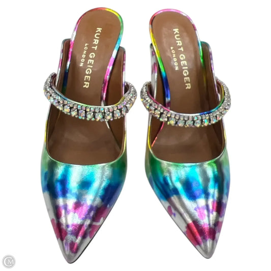 Shoes Heels Stiletto By Kurt Geiger London In Rainbow Print, Size: 7