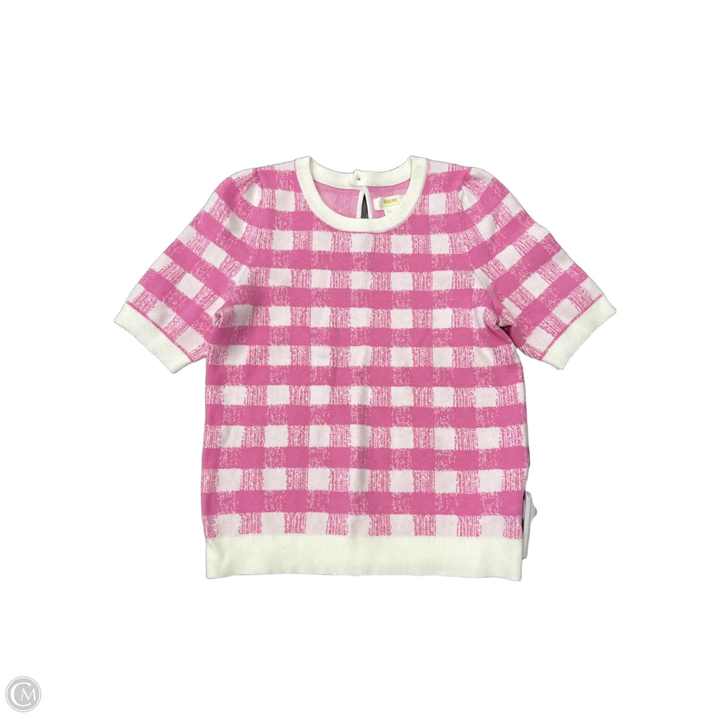 Sweater Short Sleeve By Maeve In Pink, Size: M