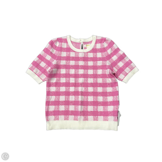 Sweater Short Sleeve By Maeve In Pink, Size: M