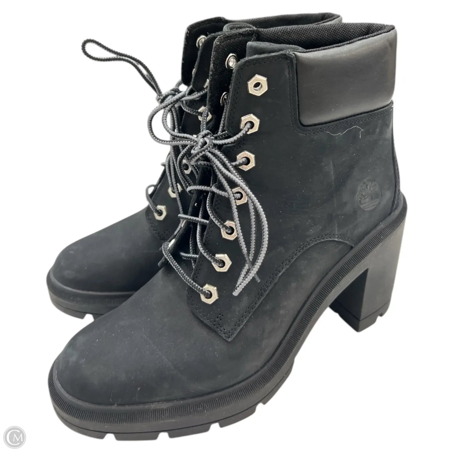 Boots Ankle Heels By Timberland In Black, Size: 9