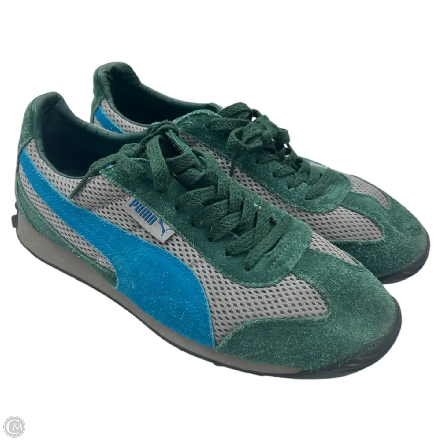 Shoes Sneakers By Puma In Green, Size: 8.5