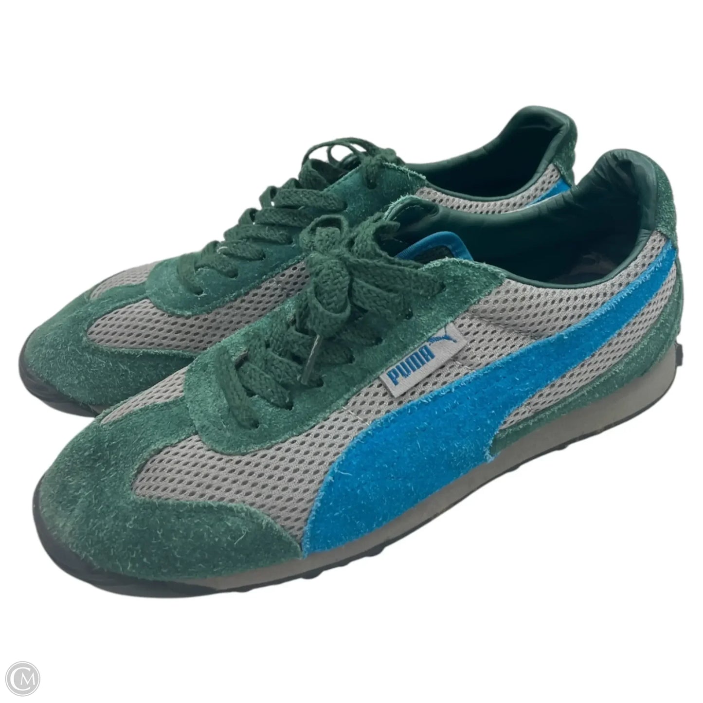 Shoes Sneakers By Puma In Green, Size: 8.5