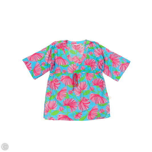 Swimwear Cover-up Designer By Lilly Pulitzer In Blue, Size: Xs