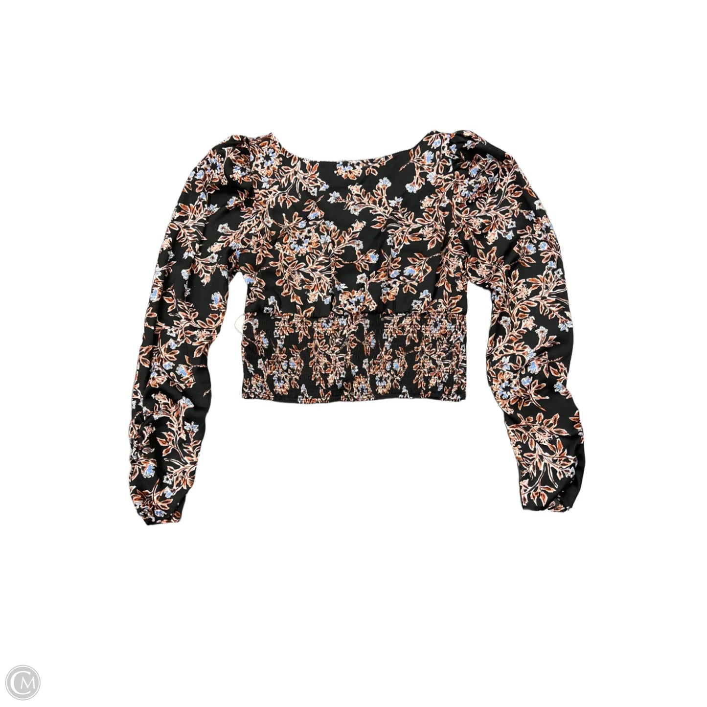 Top Long Sleeve By Free People In Black, Size: M