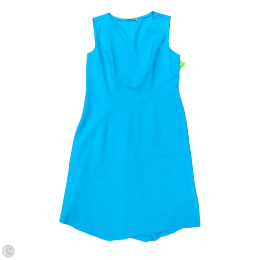 Dress Casual Midi By Elie Tahari In Blue, Size: 16