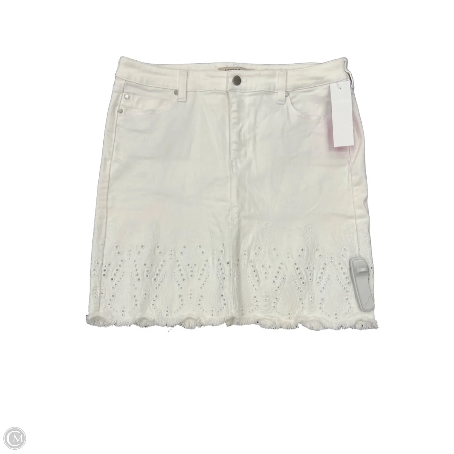 Skirt Mini & Short By Liverpool In White, Size: 12