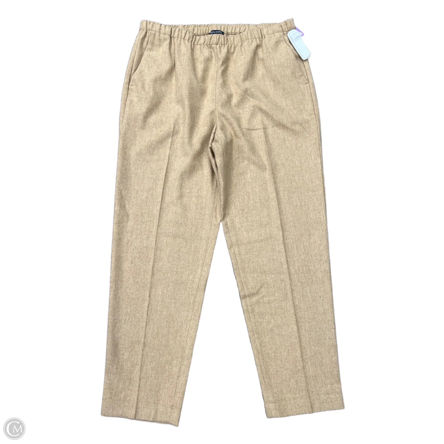 Pants Designer By Eileen Fisher In Tan, Size: M