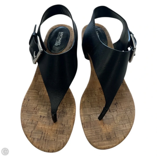 Sandals Designer By Michael Kors In Black, Size: 6