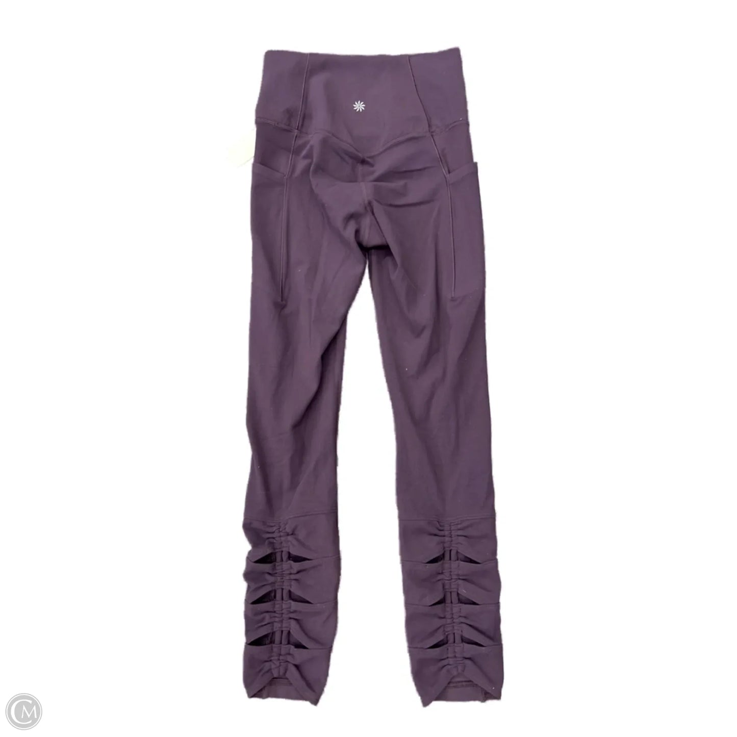 Athletic Leggings By Athleta In Purple, Size: Xs