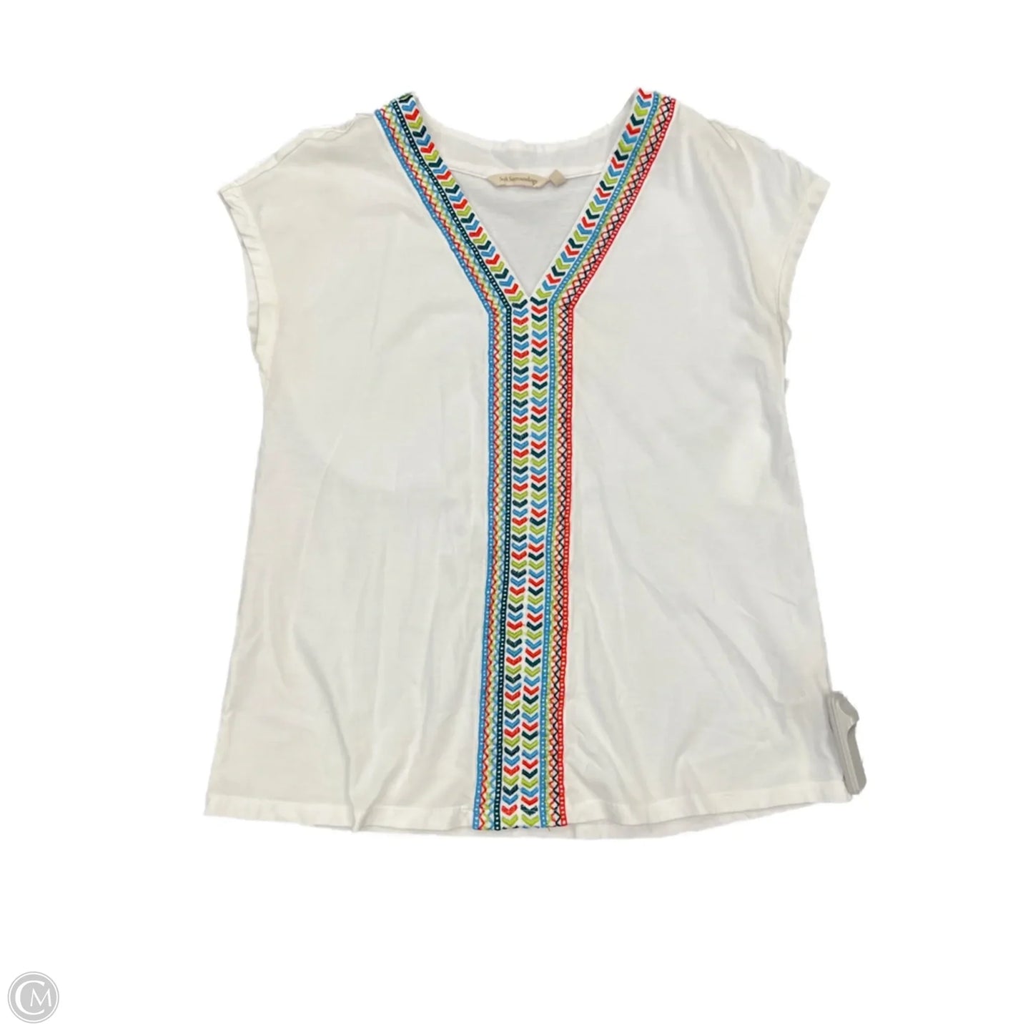Top Sleeveless By Soft Surroundings In White, Size: M