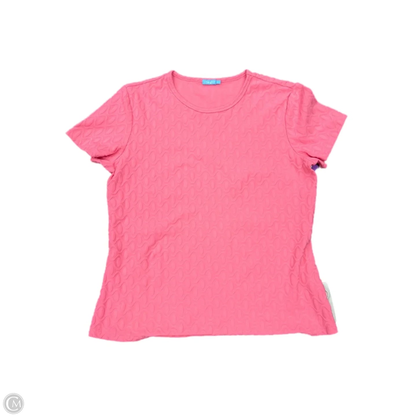 Top Short Sleeve By J Mclaughlin In Pink, Size: L