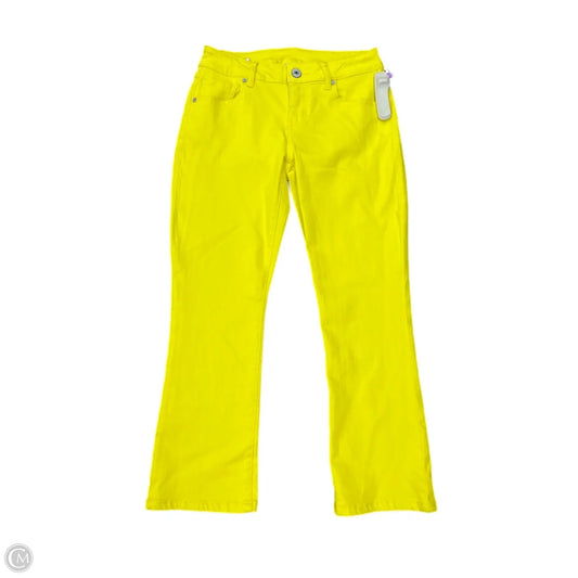 Jeans Boot Cut By Cabi In Yellow, Size: 2