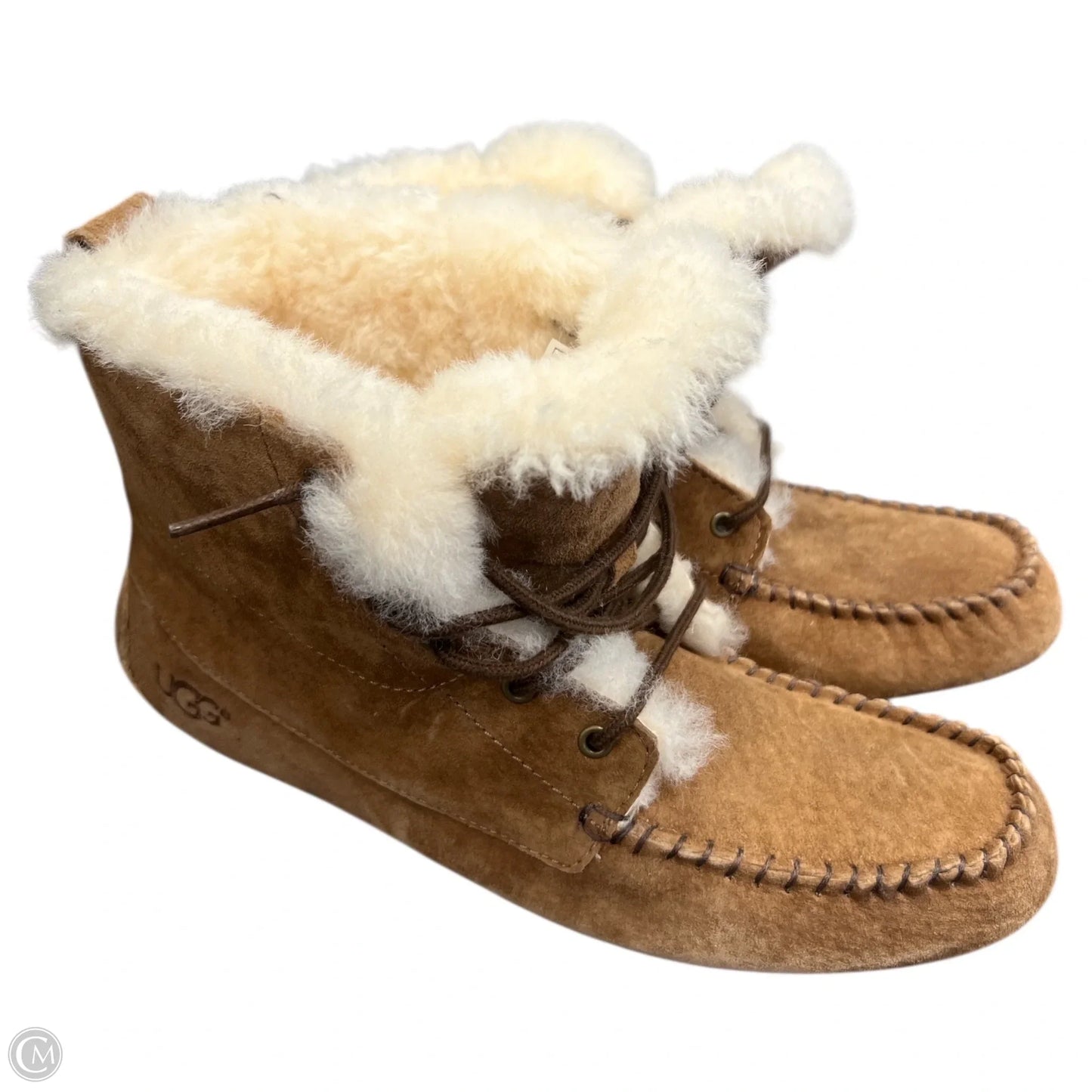 Boots Designer By Ugg In Tan, Size: 7