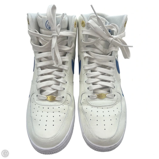 Shoes Sneakers By Nike In Blue & White, Size: 9.5