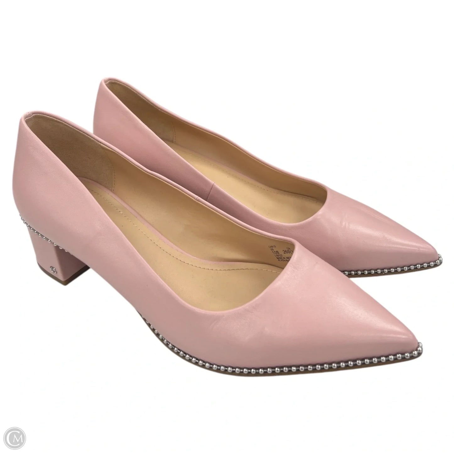 Shoes Designer By Coach In Pink, Size: 10