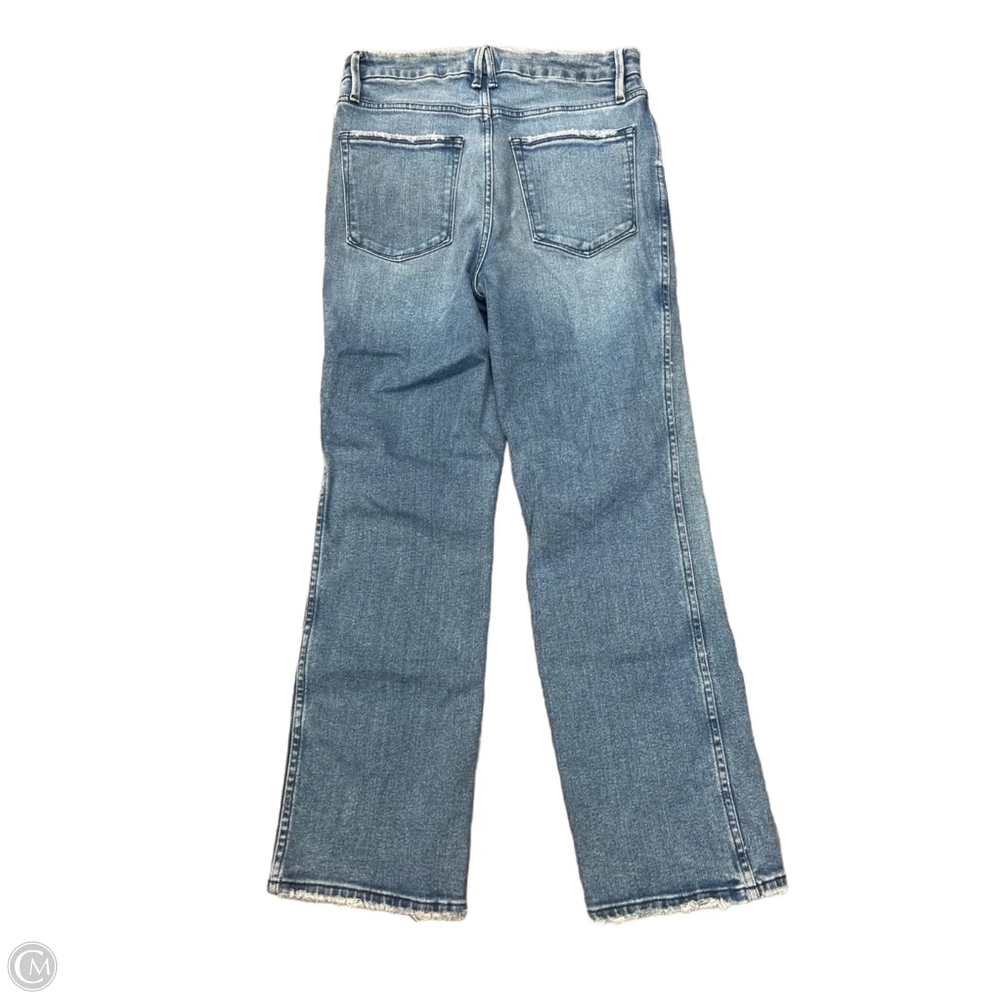 Jeans Straight By Good American In Blue, Size: 6