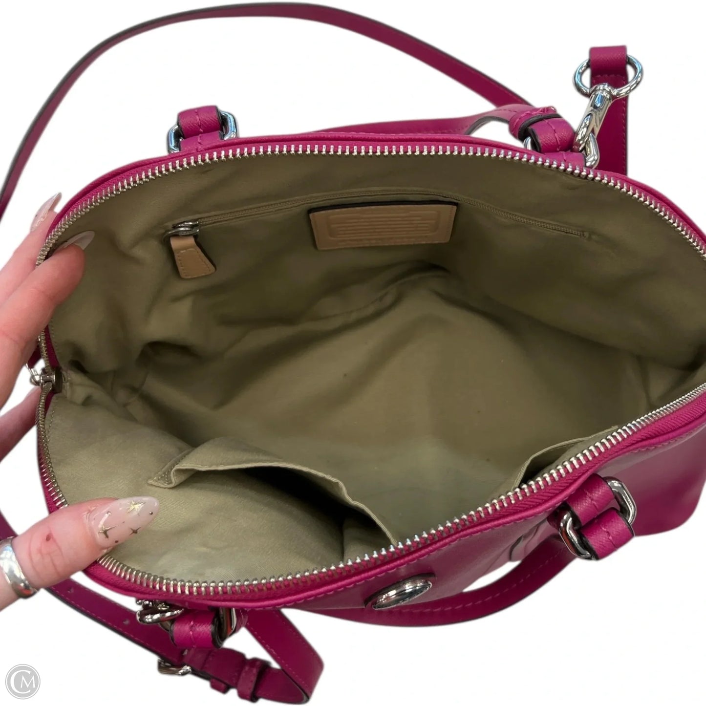 Handbag Designer By Coach, Size: Large