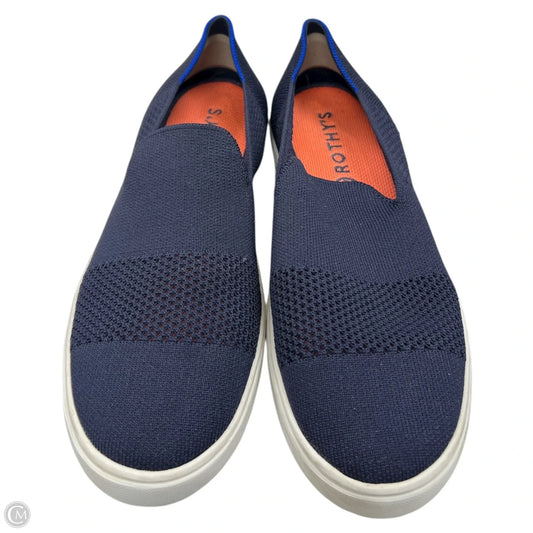 Shoes Sneakers By Rothys In Blue, Size: 9.5