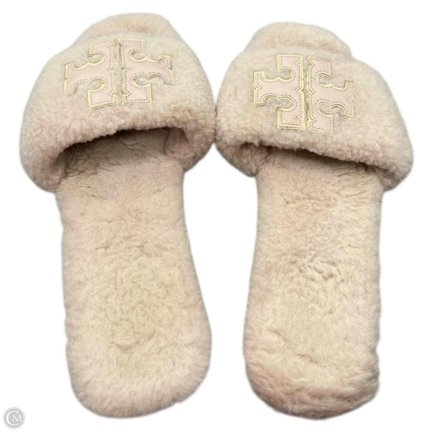 Slippers Designer By Tory Burch In Pink, Size: 8