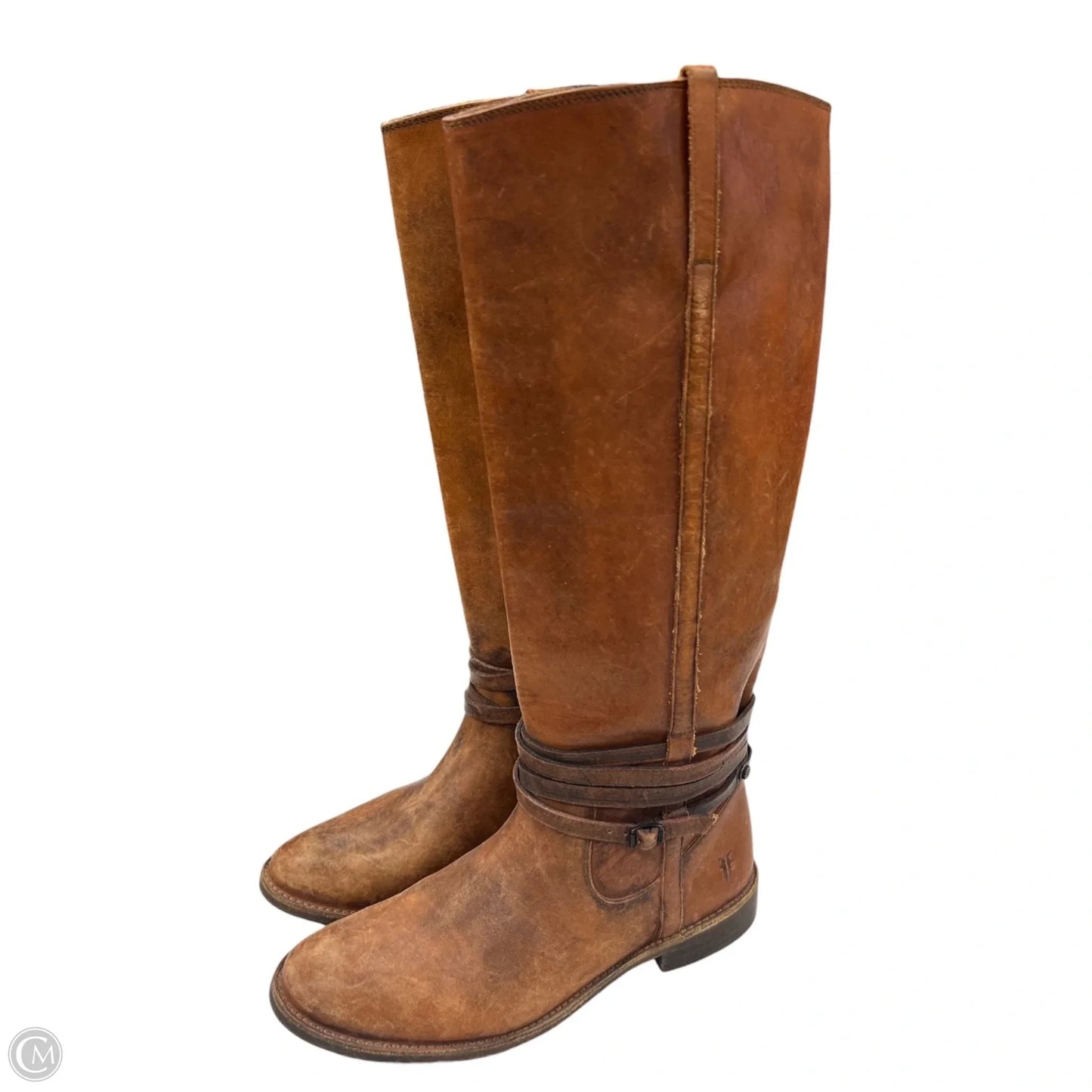 Boots Designer By Frye In Brown, Size: 7