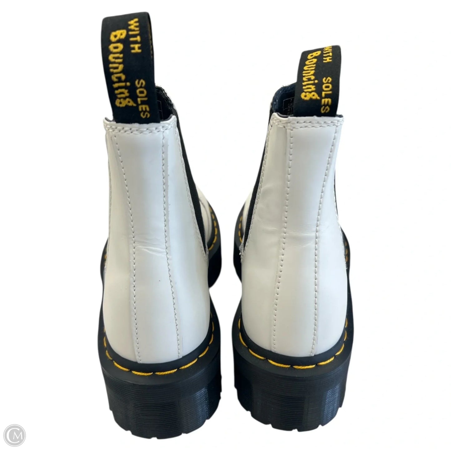 Boots Combat By Dr Martens In White, Size: 9