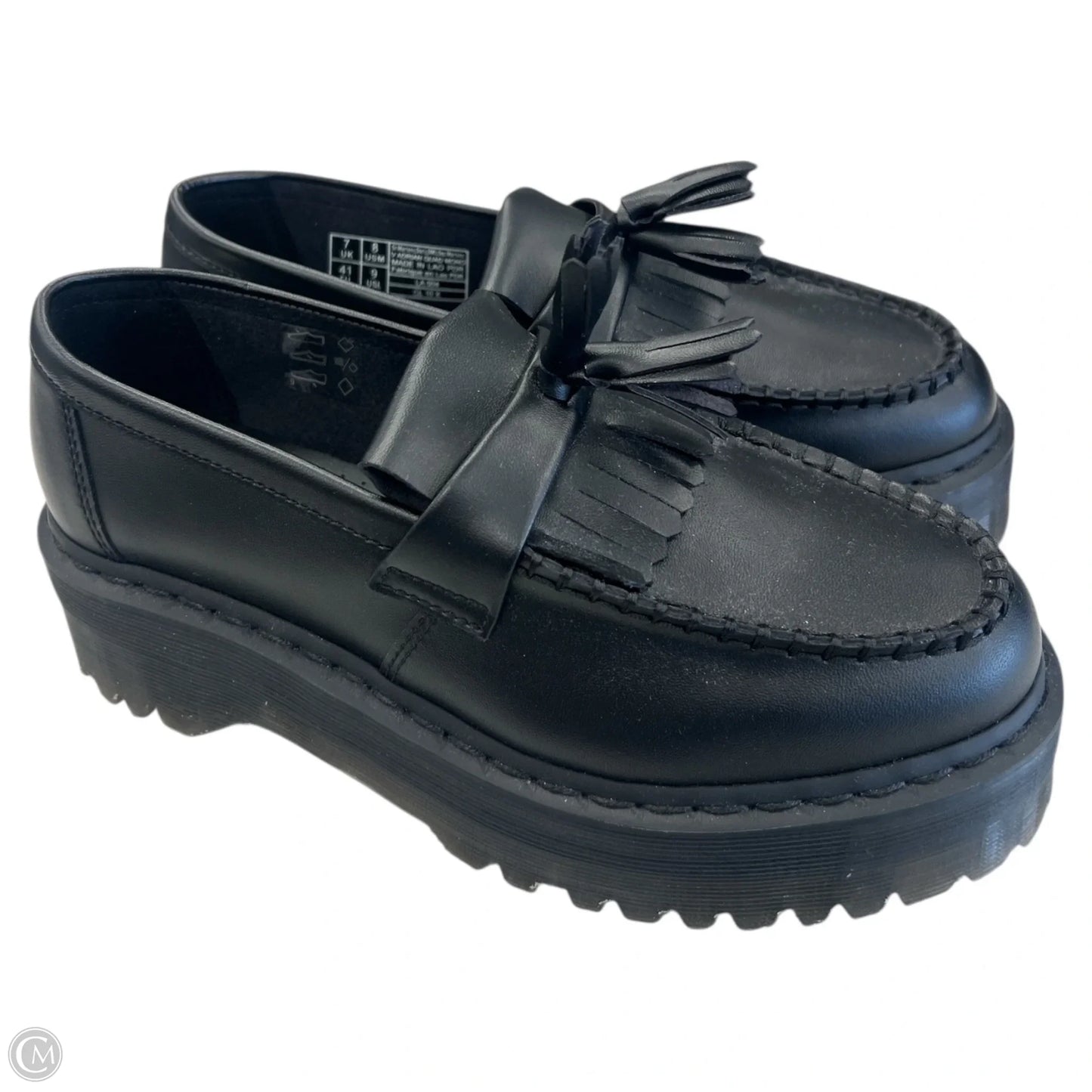 Shoes Heels Platform By Dr Martens In Black, Size: 9