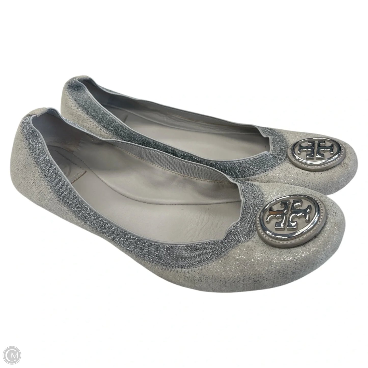 Shoes Designer By Tory Burch In Grey, Size: 9.5