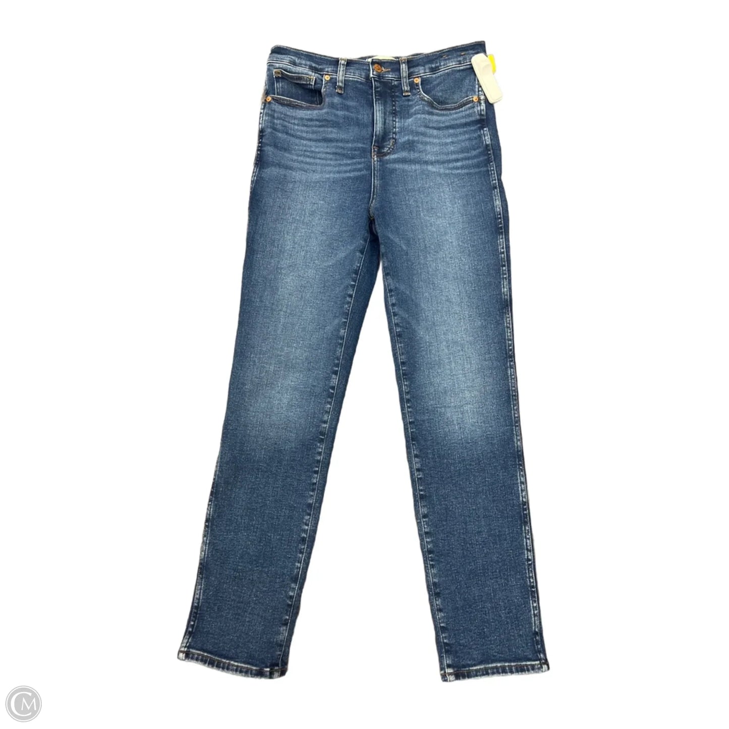 Jeans Straight By Madewell In Blue Denim, Size: 6