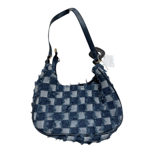 Handbag By Clothes Mentor In Blue Denim, Size:Small