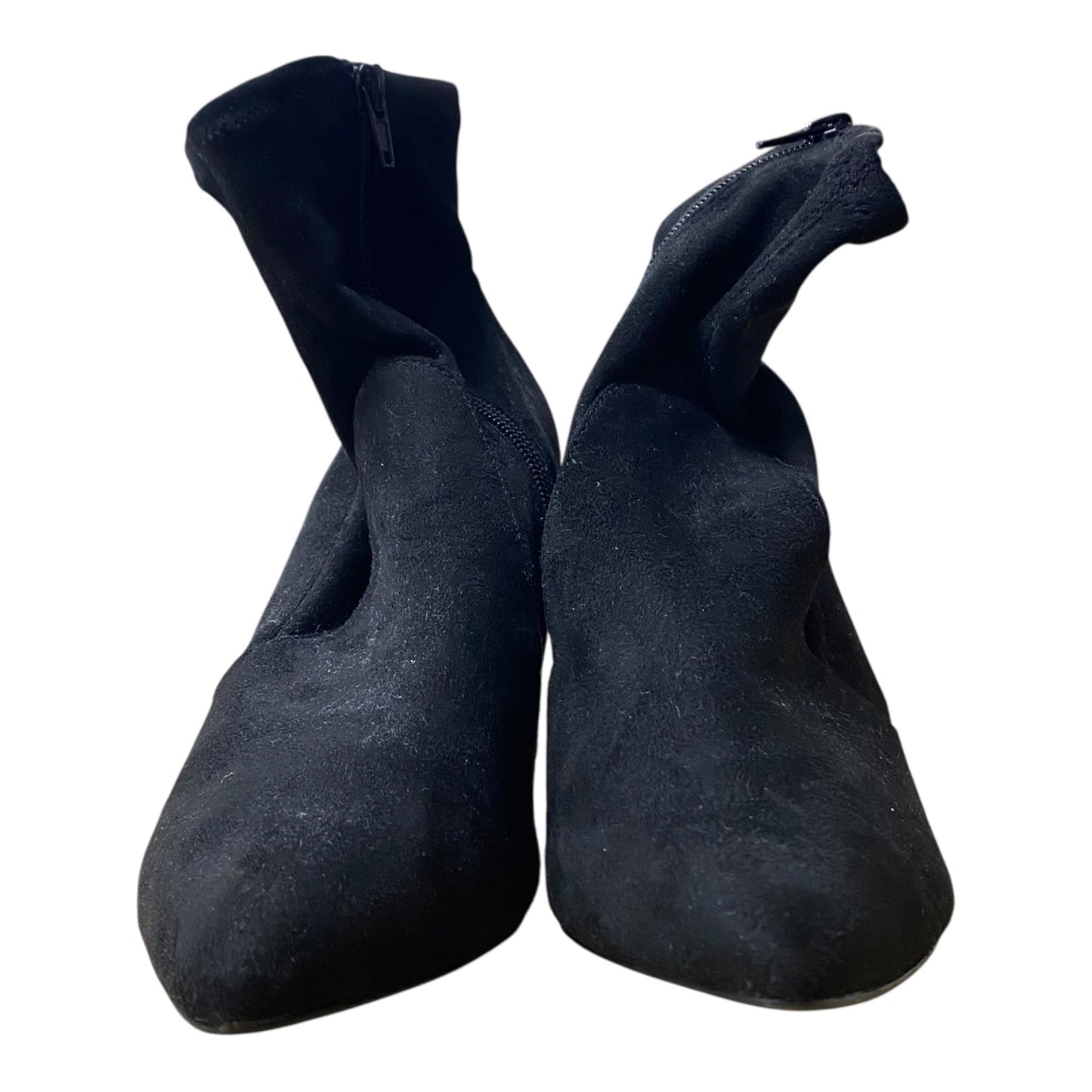 BOOTS ANKLE HEELS by EXPRESS In BLACK, Size: 9