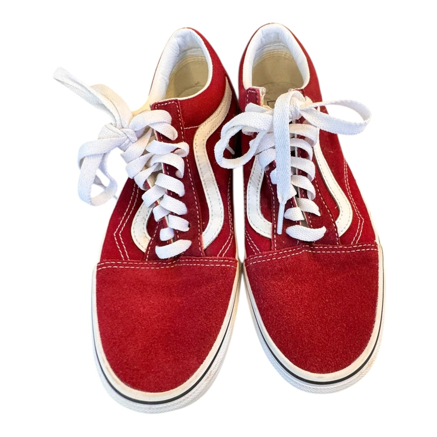 Shoes Athletic By Vans In Red, Size:8.5