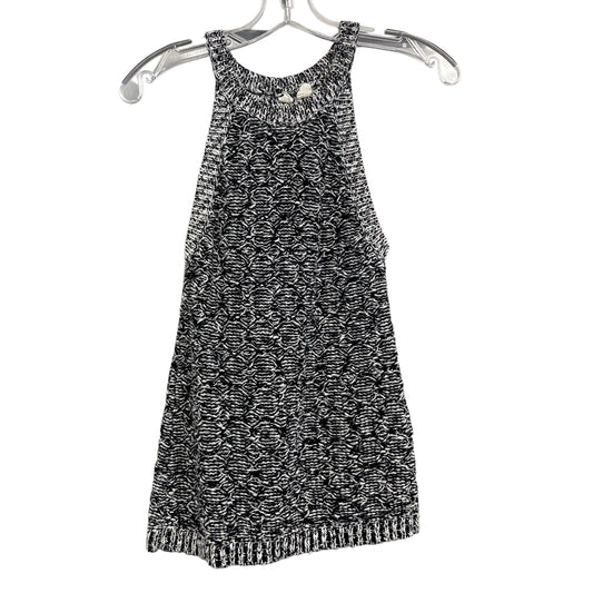Top Sleeveless By Moth In Black & White, Size:S