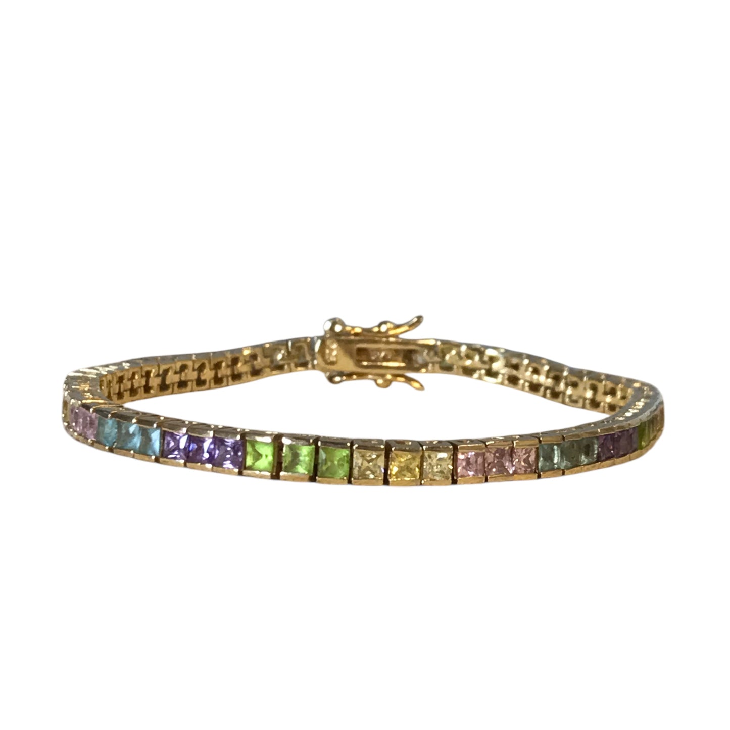 Bracelet Sterling Silver By In Gold & Green