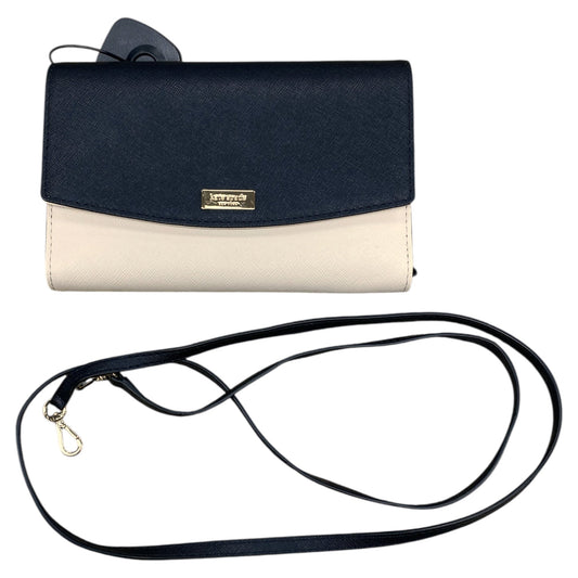 Handbag Designer By Kate Spade In Black & Cream, Size:Small
