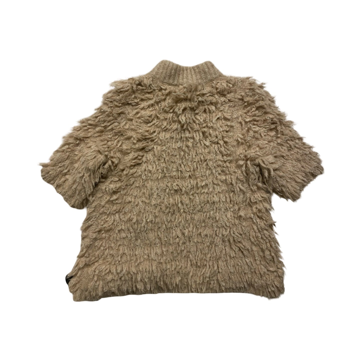 Sweater Cardigan By Knitted And Knotted In Cream, Size:Xs