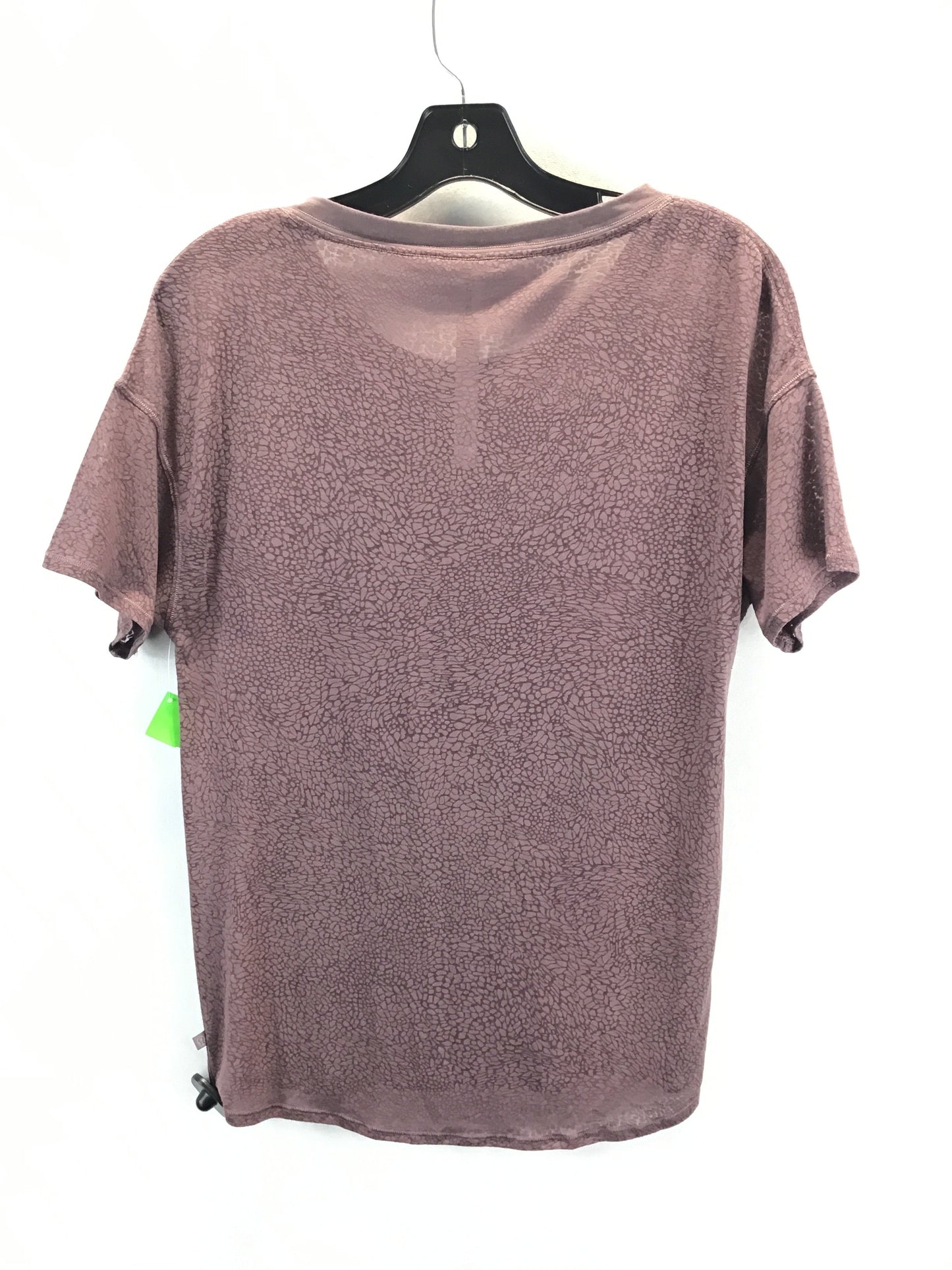 Athletic Top Short Sleeve By Lululemon In Purple, Size: 2