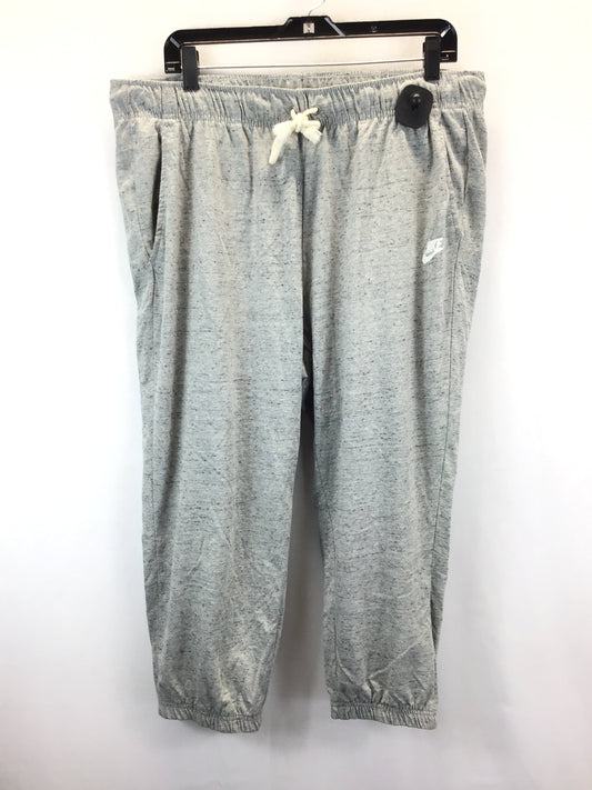 Grey Athletic Pants Nike, Size 1x