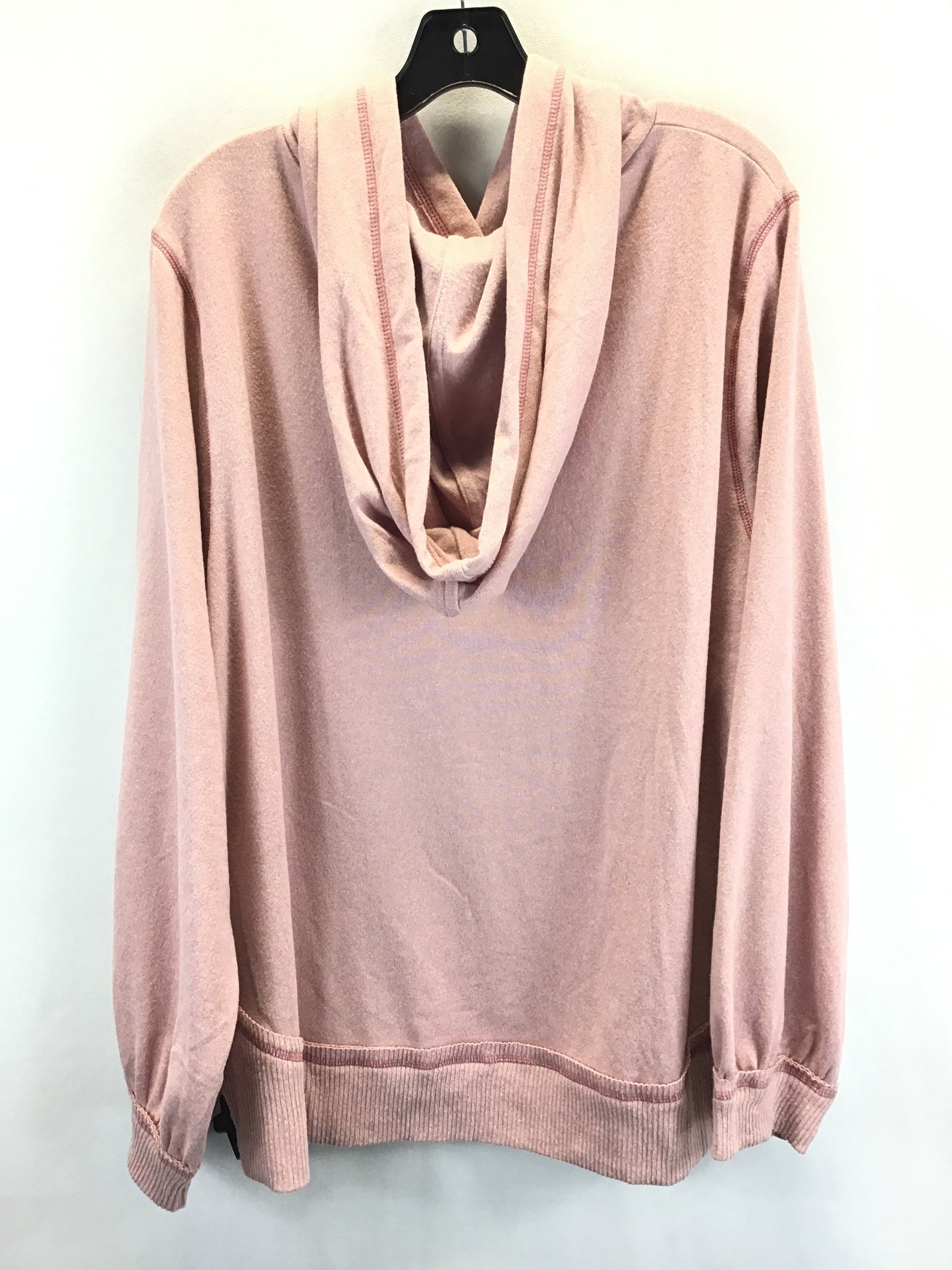 Sweatshirt Hoodie By White Birch In Pink, Size: 2x