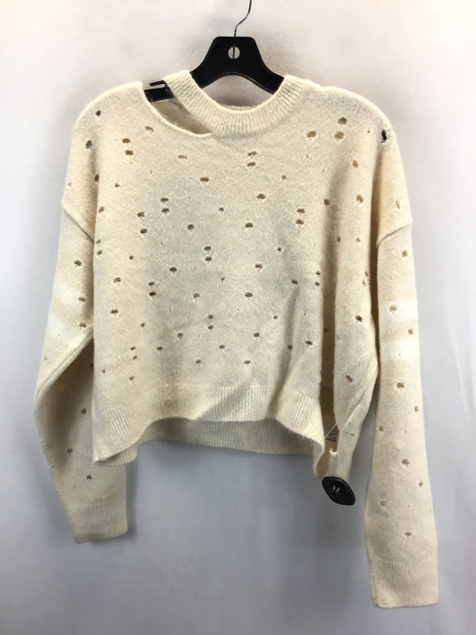 Sweater By Topshop In Beige, Size: 10