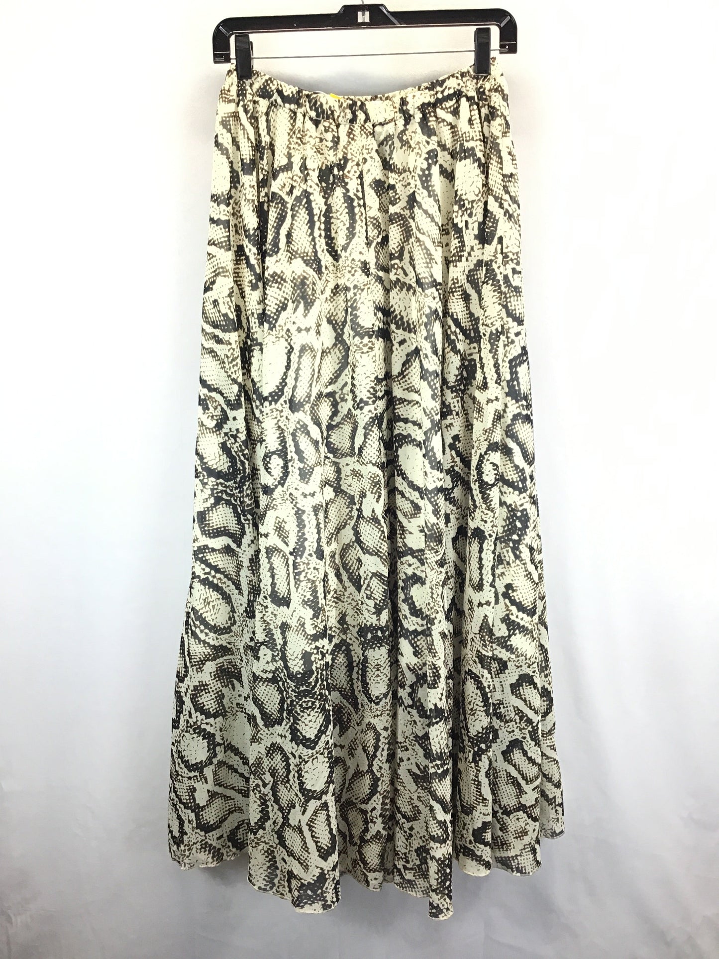Snakeskin Print Skirt Maxi Clothes Mentor, Size L