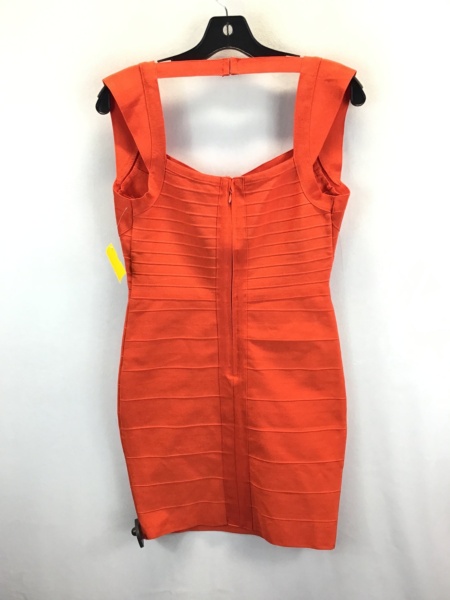 Orange Dress Party Short Fashion Nova, Size M