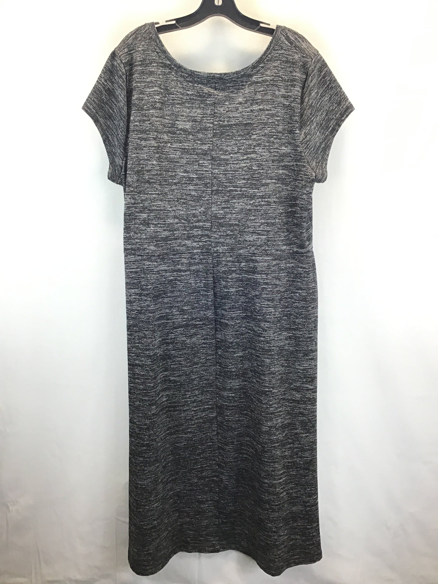 Dress Casual Midi By Cmc In Grey, Size: 2x