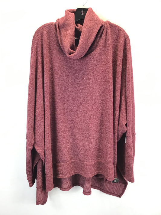 Sweater By Zenana Outfitters In Red, Size: 1x