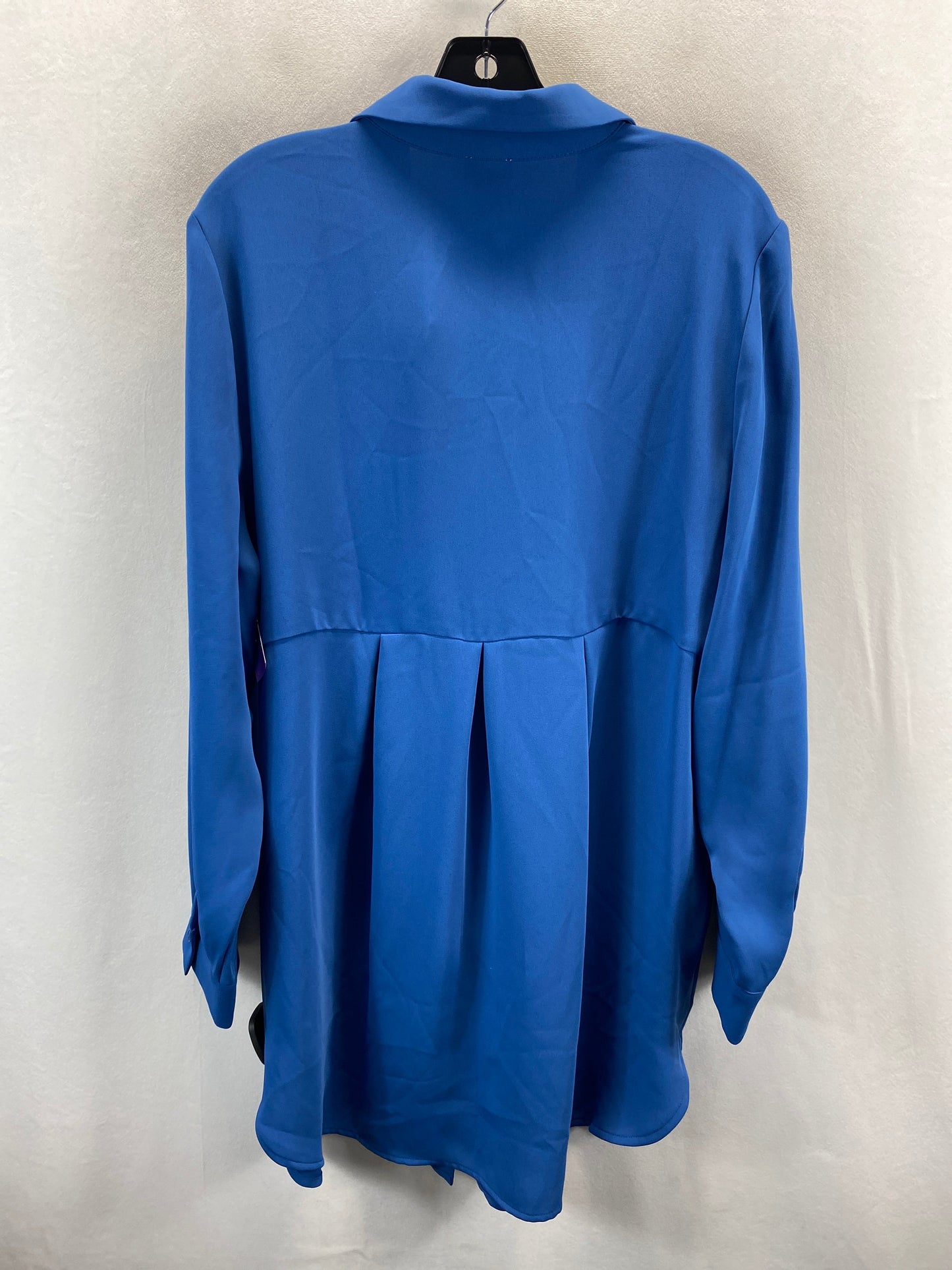 Tunic Long Sleeve By Chicos In Blue, Size: 2